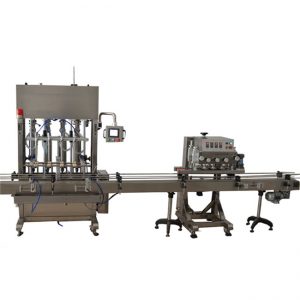 Pajisjet automatike për mbushjen e shisheve të lëngshme 50 ml makinë mbushëse alkooli