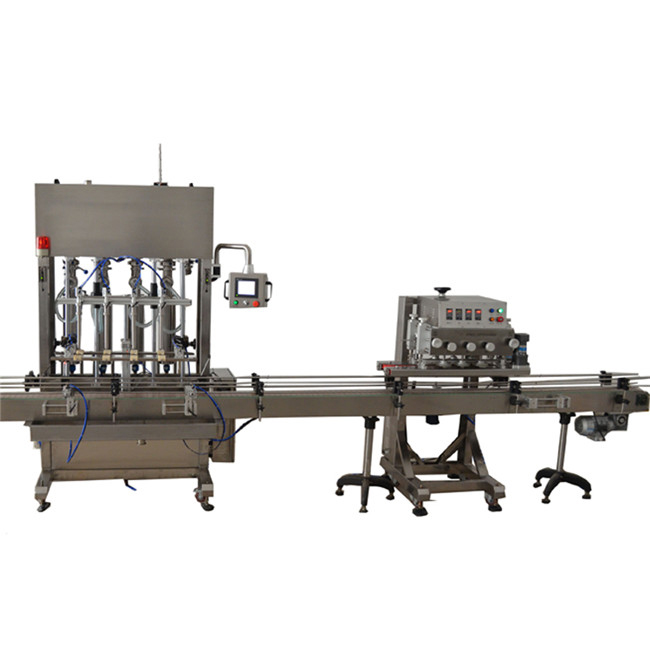 Pajisjet automatike për mbushjen e shisheve të lëngshme 50 ml makinë mbushëse alkooli